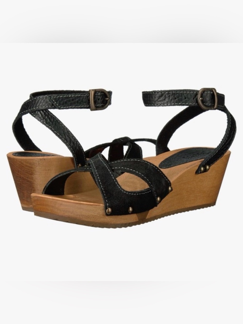 NWOT! Sanita wooden wedge, 37